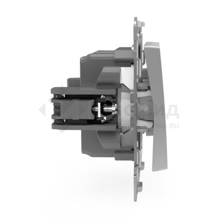 Выключатель 1-кл. СП Pixel 10А IP20 механизм алюм. TOKOV ELECTRIC TKE-PX-V1-C03