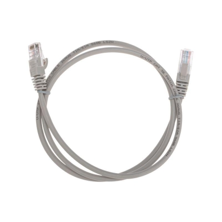 Патч-корд U/UTP CAT 5e RJ45-RJ45 26AWG LSZH сер. 1м Rexant 02-0100-1 Патч-корд U/UTP CAT 5e RJ45-RJ45 26AWG LSZH сер. 1м Rexant 02-0100-1