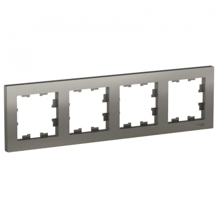 Рамка 4-м AtlasDesign универс. сталь SE ATN000904 Рамка 4-м AtlasDesign универс. сталь SE ATN000904