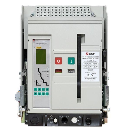 Выключатель автоматический 3п 1600/1600А 65кА ВА-450 выкат. v2 EKF mccb450-1600-1600v-v2 Выключатель автоматический 3п 1600/1600А 65кА ВА-450 выкат. v2 EKF mccb450-1600-1600v-v2