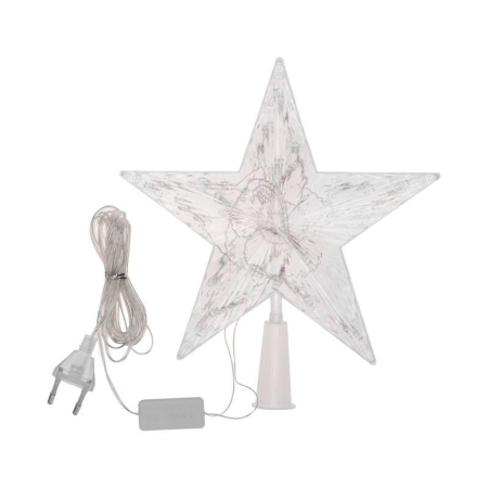 Фигура светодиодная "Звезда" 22см LED тепл. бел. 230В IP20 на елку постоян. свечение Neon-Night 501-006