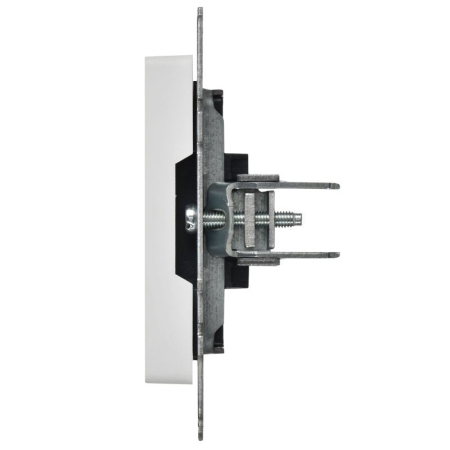 Заглушка BRITE МЗ10-БрАБ с суппортом механизм арктич. бел. IEK BR-PL10-K91