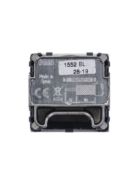 Розетка телевизионная одиночная TV/R/SAT 2мод. Zenit с накладкой бел. ABB 2CLA225130N1101 Розетка телевизионная одиночная TV/R/SAT 2мод. Zenit с накладкой бел. ABB 2CLA225130N1101