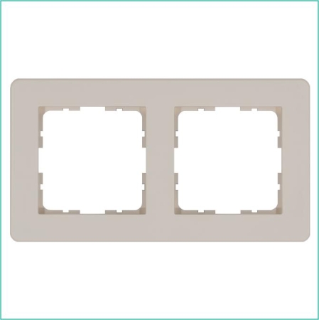 Рамка 2-м G-Flex тауп Jasmart G1102T Рамка 2-м G-Flex тауп Jasmart G1102T