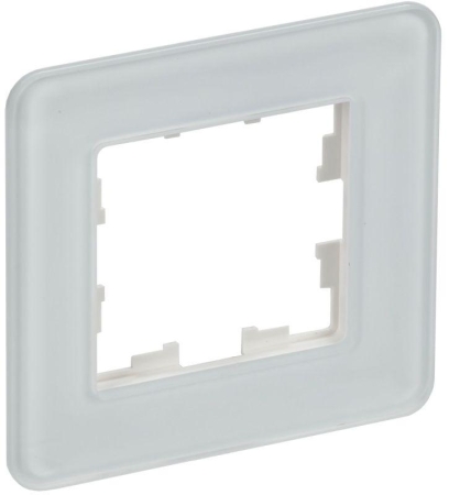 Рамка 1-м BRITE РУ-1-2-Бр стекло бел. RE IEK BR-M12-G-41-K01 Рамка 1-м BRITE РУ-1-2-Бр стекло бел. RE IEK BR-M12-G-41-K01