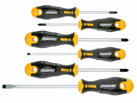 Набор отверток Ergonic в упаковке (уп.6шт) Felo 40096118 Набор отверток Ergonic в упаковке (уп.6шт) Felo 40096118