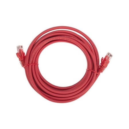 Патч-корд U/UTP CAT 6 RJ45-RJ45 26AWG LSZH красн. 5м Rexant 02-0293-5 Патч-корд U/UTP CAT 6 RJ45-RJ45 26AWG LSZH красн. 5м Rexant 02-0293-5