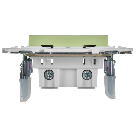 Розетка SKANDY 10А без заземл. защ. шторки SK-R01G мятный IEK SK-R13-10-K06