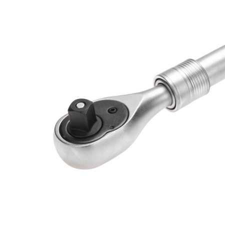 Ключ телескопический трещоточный 1/2 330-460мм CrV двухкомпонентн. рукоятка Kranz KR-12-8411