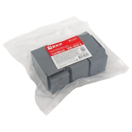 Комплект клеммных крышек (короткие) для рубильников TwinBlock 315-400А (уп.6шт) EKF tb-cvrshort-6-315-400 Комплект клеммных крышек (короткие) для рубильников TwinBlock 315-400А (уп.6шт) EKF tb-cvrshort-6-315-400