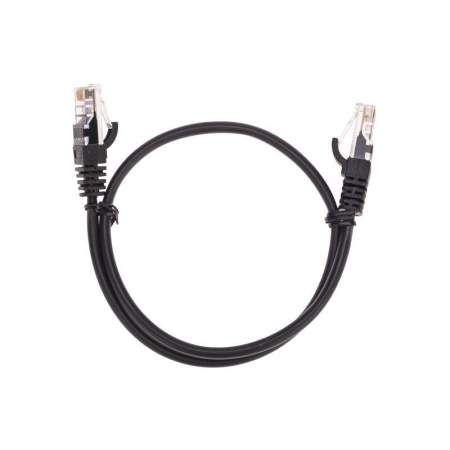 Патч-корд U/UTP CAT 5e RJ45-RJ45 26AWG LSZH черн. 0.5м Rexant 02-0102-05 Патч-корд U/UTP CAT 5e RJ45-RJ45 26AWG LSZH черн. 0.5м Rexant 02-0102-05