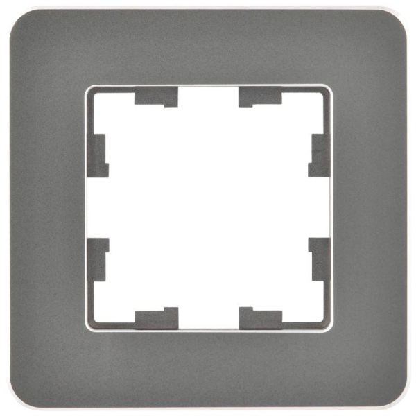 Рамка 1-м BRITE РУ-1-1-Бр метал. титан RE IEK BR-M12-M-01-K48 Рамка 1-м BRITE РУ-1-1-Бр метал. титан RE IEK BR-M12-M-01-K48