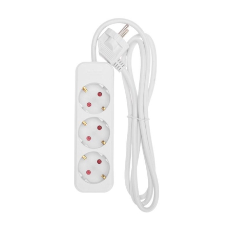 Удлинитель 3х1.5м с заземл. STANDARD 3х1кв.мм бел. Rexant 13-4009 Удлинитель 3х1.5м с заземл. STANDARD 3х1кв.мм бел. Rexant 13-4009