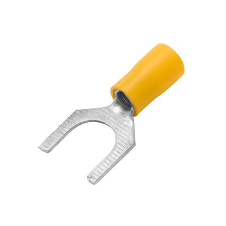 Наконечник вилочный изолированный 2.5-6кв.мм А=5.2мм желт. (уп.50шт) DKC 2C15P