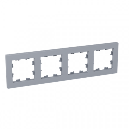 Рамка 4-м Эпика пластик алюм. EKF UP1-FPA-04 Рамка 4-м Эпика пластик алюм. EKF UP1-FPA-04