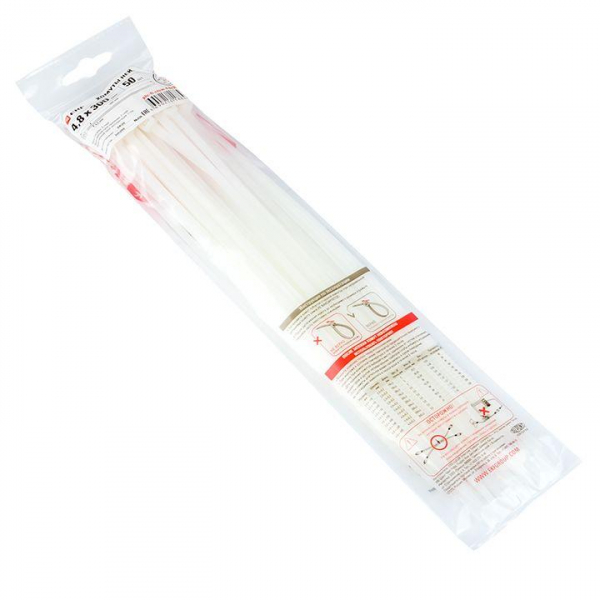 Хомут P6.6 4.8х300 FlexLock стандартный бел. (уп.100шт) PROxima EKF plc-fl-ctsw-4.8x300 Хомут P6.6 4.8х300 FlexLock стандартный бел. (уп.100шт) PROxima EKF plc-fl-ctsw-4.8x300