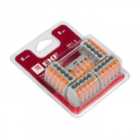 Клемма строительно-монтажная СМК 222-415 (блист.5шт) PROxima EKF plc-smk-415b Клемма строительно-монтажная СМК 222-415 (блист.5шт) PROxima EKF plc-smk-415b