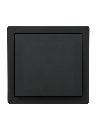 Выключатель 1-кл. ОП LETO черн. бархат LEZARD 752-4200-100