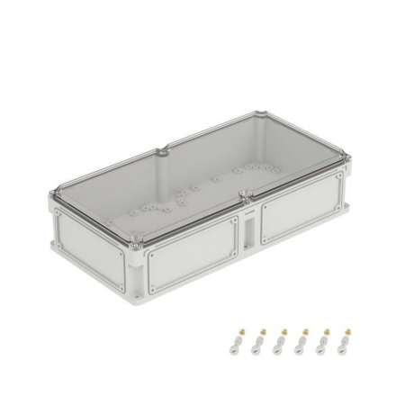 Корпус 600х300х146мм IP67 с прозр. крышкой 21мм с фланцами пластик. DKC 563211 Корпус 600х300х146мм IP67 с прозр. крышкой 21мм с фланцами пластик. DKC 563211