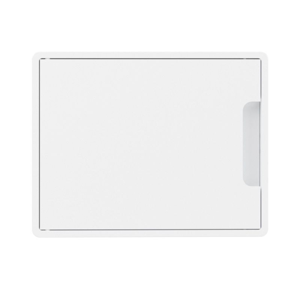 Щиток встраиваемый FRAME 8мод. с бел. дверцей с 2 шинами PEN на 6 и 8 отверст. бел. DKC F08B1WW