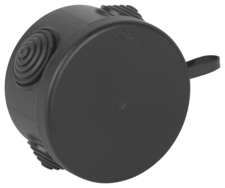 Коробка Тусо распаячная для ОП 70х50мм УХЛ1 черн. Ruvinil 67020МЧ