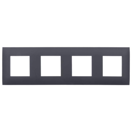 Рамка 4-м SKANDY SK-F04G графит IEK SK-M42-K53