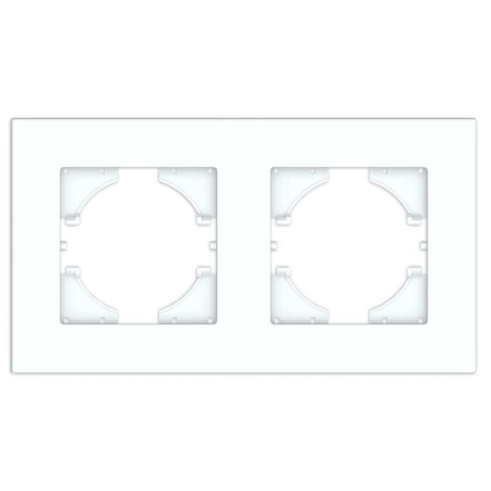 Рамка 2-местн City бел. GUSI С1112-001