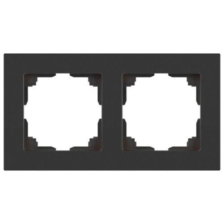 Рамка 2-м СП Accent 6-502-07 графит Intro Б0063773 Рамка 2-м СП Accent 6-502-07 графит Intro Б0063773