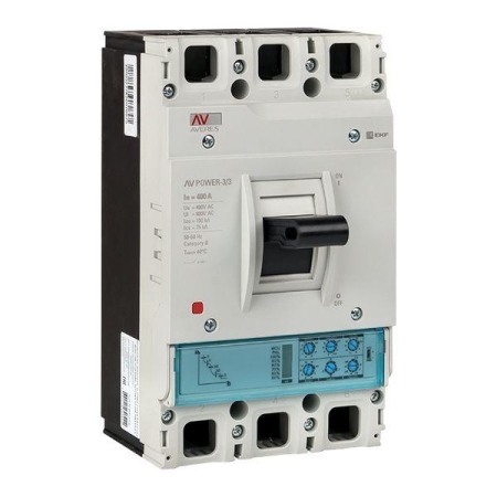 Выключатель автоматический 400А 100кА AV POWER-3/3 ETU2.0 AVERES EKF mccb-33-400H-2.0-av Выключатель автоматический 400А 100кА AV POWER-3/3 ETU2.0 AVERES EKF mccb-33-400H-2.0-av