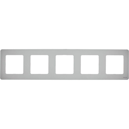 Рамка 5-м Inspiria алюм. IEK 673972 Рамка 5-м Inspiria алюм. IEK 673972