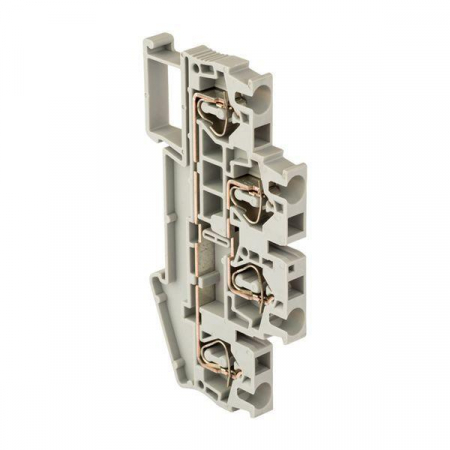 Колодка клеммная ST-2.5 26А двойн. пружинная сер. EKF plc-jxb-st-2.5-4-2 Колодка клеммная ST-2.5 26А двойн. пружинная сер. EKF plc-jxb-st-2.5-4-2