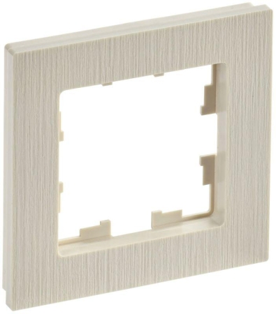 Рамка 1-м BRITE РУ-1-Бр беж. рифленый IEK BR-M12-51-K10 Рамка 1-м BRITE РУ-1-Бр беж. рифленый IEK BR-M12-51-K10