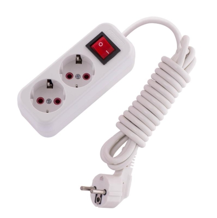 Удлинитель 2х3м с заземл. 16А IP20 Lila с выкл. LEZARD 720-0203-202 Удлинитель 2х3м с заземл. 16А IP20 Lila с выкл. LEZARD 720-0203-202