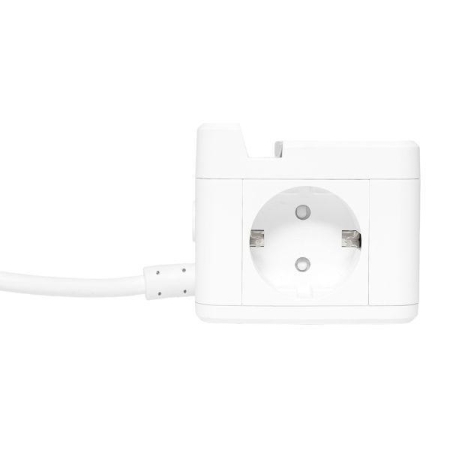 Удлинитель "Куб" 2х1.3м USB + 2Type C с быстрой зарядкой подставкой под телефон и ночником 1кв.мм EKF UBA-CUB-2-FC Удлинитель "Куб" 2х1.3м USB + 2Type C с быстрой зарядкой подставкой под телефон и ночником 1кв.мм EKF UBA-CUB-2-FC