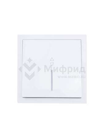 Выключатель проходной 1-кл. с индик. СП ZIMA IP20 10А безвинт. зажим бел. LEZARD 704-0288-114QC