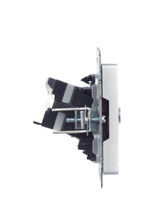 Розетка компьютерная + телевизионная 2-м Brite РТВ/РК12-БрА RJ45 кат.5E + TV механизм алюм. IEK BR-AK20-1-K47 Розетка компьютерная + телевизионная 2-м Brite РТВ/РК12-БрА RJ45 кат.5E + TV механизм алюм. IEK BR-AK20-1-K47