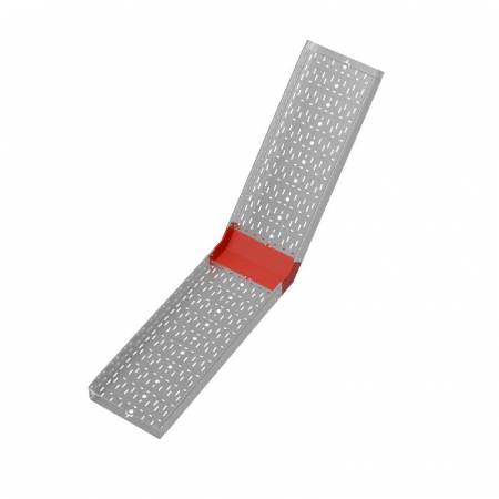 Угол для лотка вертикальный внутренний 45град. 400х100 сталь 1мм "ПЛЮС" NLplus45-100-400 HD КМ PL1437