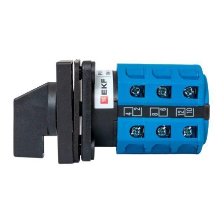 Переключатель кулачковый ПК-1-23 3п 25А "1-0-2" IP65 EKF pk-1-23-25-65 Переключатель кулачковый ПК-1-23 3п 25А "1-0-2" IP65 EKF pk-1-23-25-65