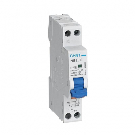 Выключатель автоматический дифференциального тока 1п+N C 32А 30мА 1мод. электрон. тип A 6кА NB2LE (R) CHINT 252638 Выключатель автоматический дифференциального тока 1п+N C 32А 30мА 1мод. электрон. тип A 6кА NB2LE (R) CHINT 252638