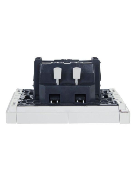 Выключатель 2-кл. СП FORTE&PIANO 10А FP206 с индикацией бел. IEK FP-V20-1-10-1-K01