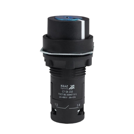 Переключатель 2 положения OptiSignal Compact D22 С7-SK-210 черн. с ключом 1НО XB7NG21 КЭАЗ 362141 Переключатель 2 положения OptiSignal Compact D22 С7-SK-210 черн. с ключом 1НО XB7NG21 КЭАЗ 362141