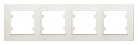 Рамка 4-м Karea горизонт. крем. Makel 56010704