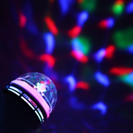 Лампа светодиодная DISCO 3Вт Е27 RGB 220-240В LED-A75DIS-3W-E27 Ergolux 14541