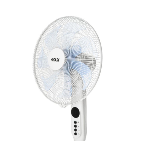 Вентилятор напольный 50Вт 7 лопастей д/у управление бел. DUX 60-0221