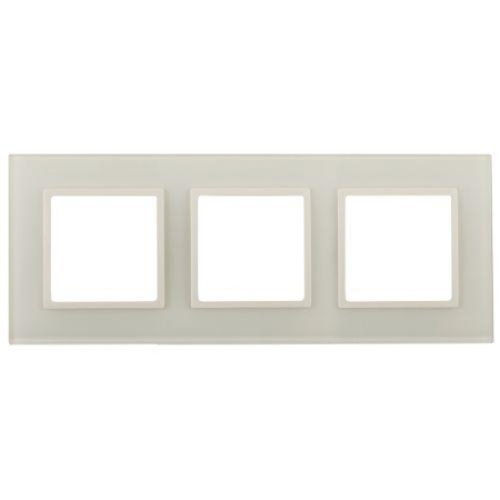 Рамка 3-м Elegance 14-5103-02 стекло слон. кость Эра Б0059171