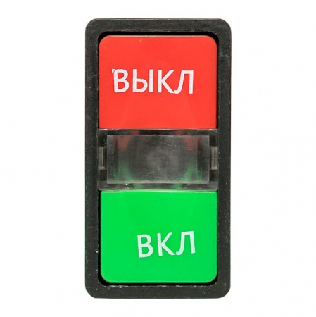 Кнопка AS-22N "Пуск-Стоп" прямоугольная 220В NO+NC EKF pbn-as-rec