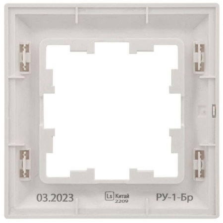 Рамка 1-м BRITE РУ-1-Бр бел./бел. IEK BR-M12-12-K01 Рамка 1-м BRITE РУ-1-Бр бел./бел. IEK BR-M12-12-K01