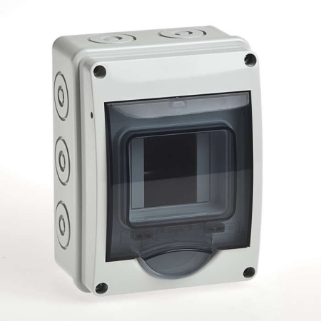 Щиток ОП Тусо 3мод. IP66 160х120х93мм с вертикал. дверцей Ruvinil 69003