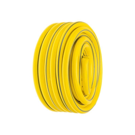 Шланг поливочный ПВХ 3-х слойный армированный 3/4дюйм 25м Профи Плюс ЧЕТЫРЕ СЕЗОНА 62-0229-1