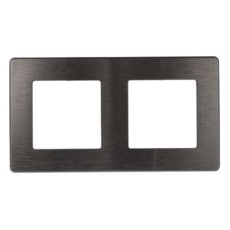 Рамка 2-м 12-5102-12 сатин графит Эра Б0052515